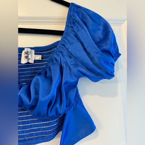 Princess Polly Satin Crop Top US 6 - Picture 4 of 6